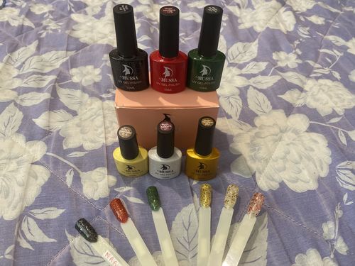 Customer photo review of Gel Gama Magia Navideña 6 pzas MUSSA