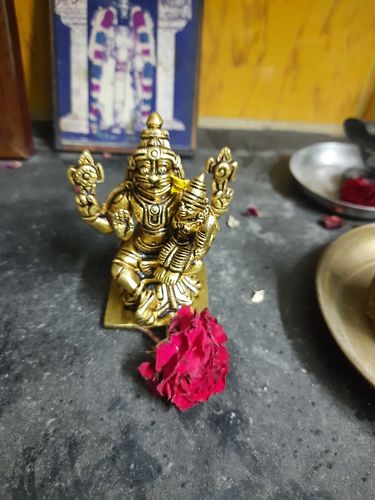 Customer photo review of Lakshmi Narasimhar Deity  - Small/ Brass