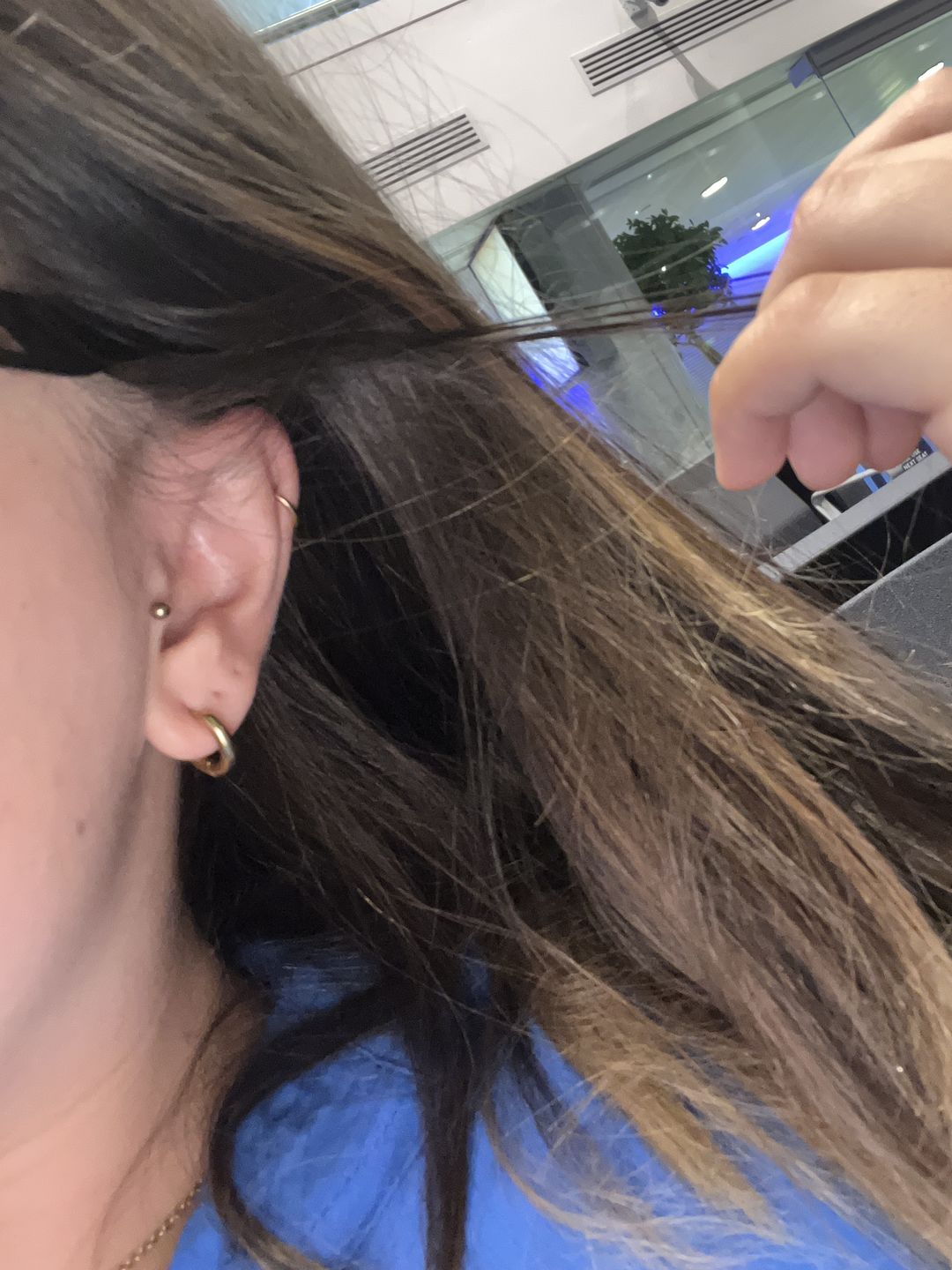 Customer photo review of Simple Set Ohrringe | 18K vergoldet