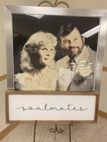 Customer photo review of Custom Diamond Painting Kits for Adults DIY 5D - Photo Diamond Art Shipped from USA