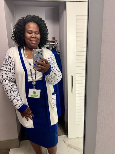 undefined review of Zeta Phi Beta Cardigan- It’s all in the sleeve image 1 out of 1