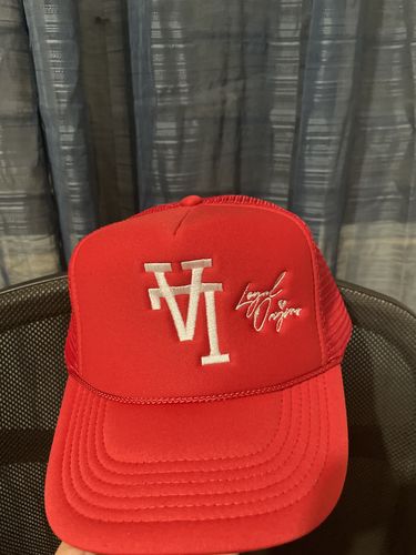 Customer photo review of Down LA Signature Trucker in Red