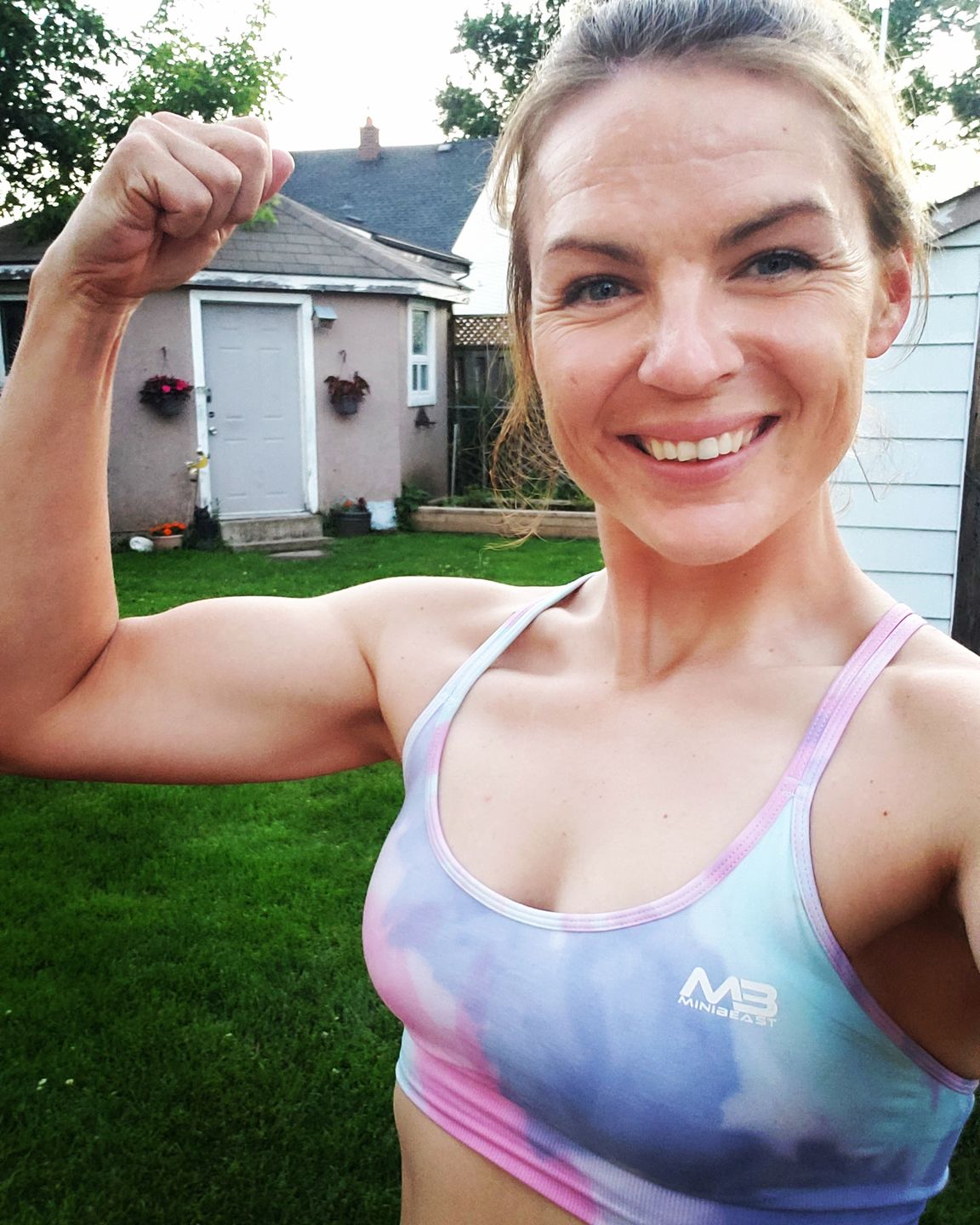 Customer photo review of ASSETS TOP - LILAC TIE DYE