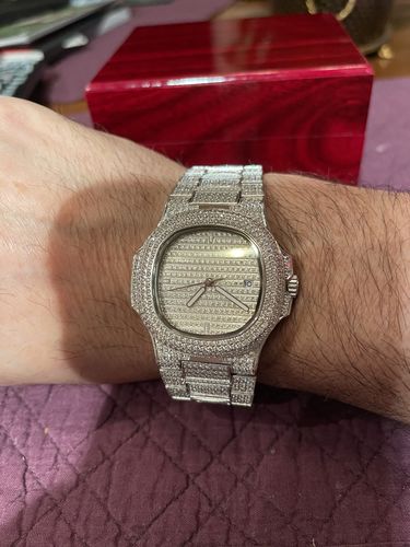 Customer photo review of Royalty Iced Out Nautical Watch