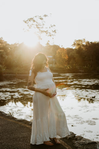 Customer photo review of Isla Tiered Maxi