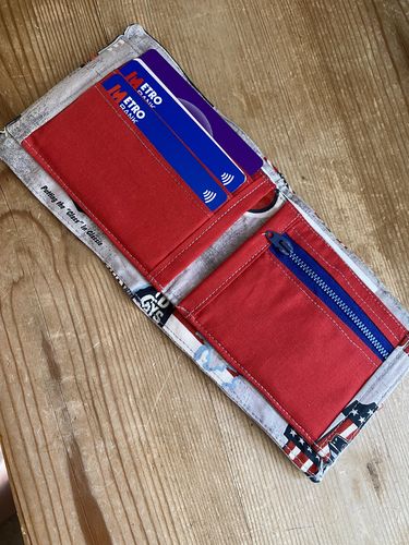 Customer photo review of Zen Bifold Wallet Pattern