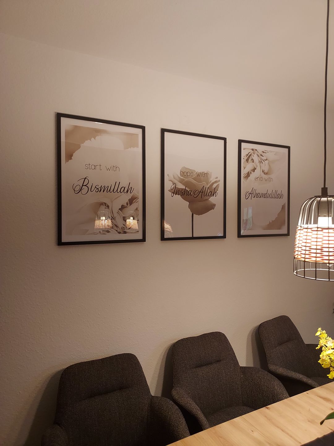 Customer photo review of Start with Bismillah - rosa, weiß oder beige