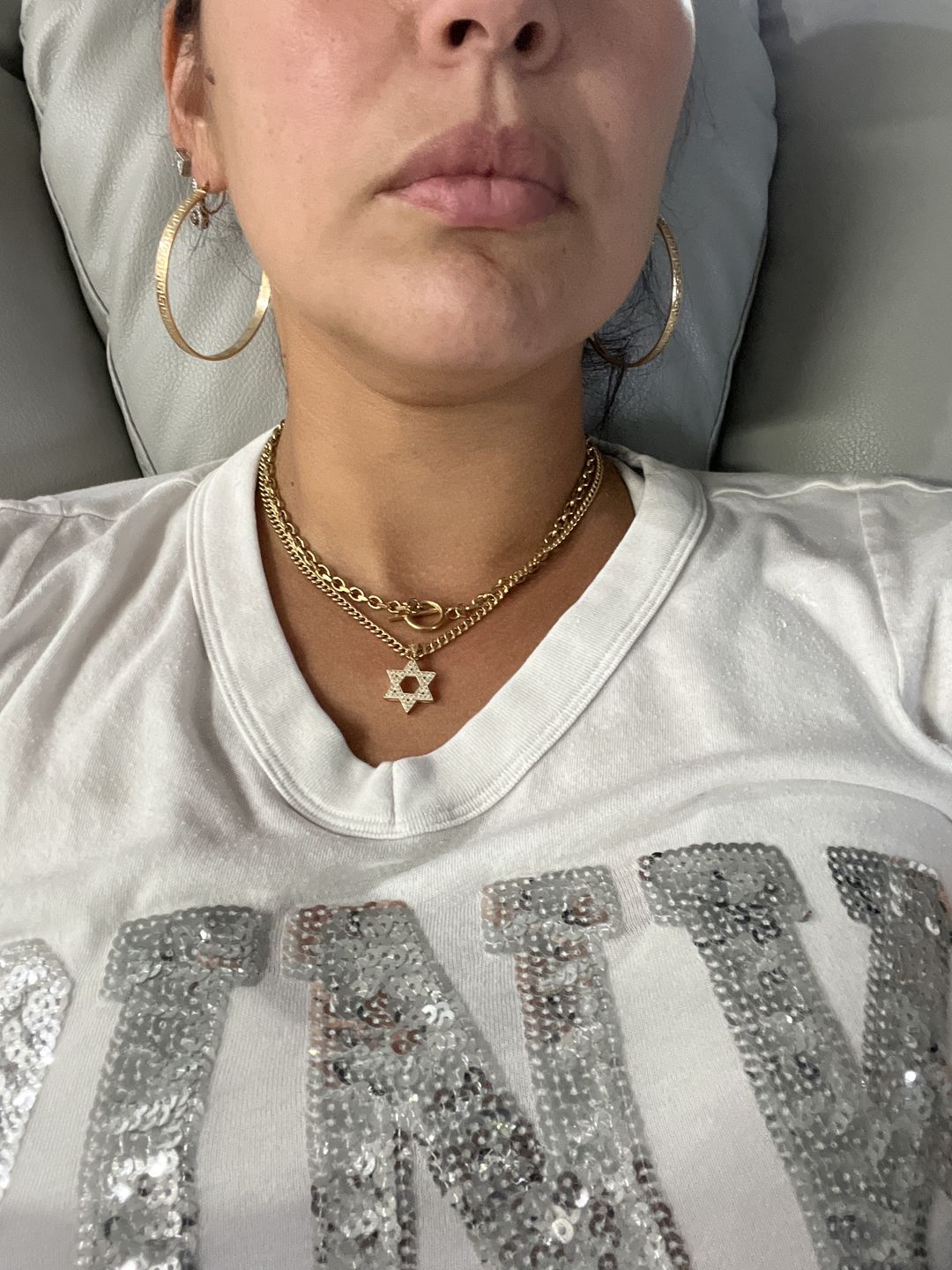 Customer photo review of Cuban Choker Necklace