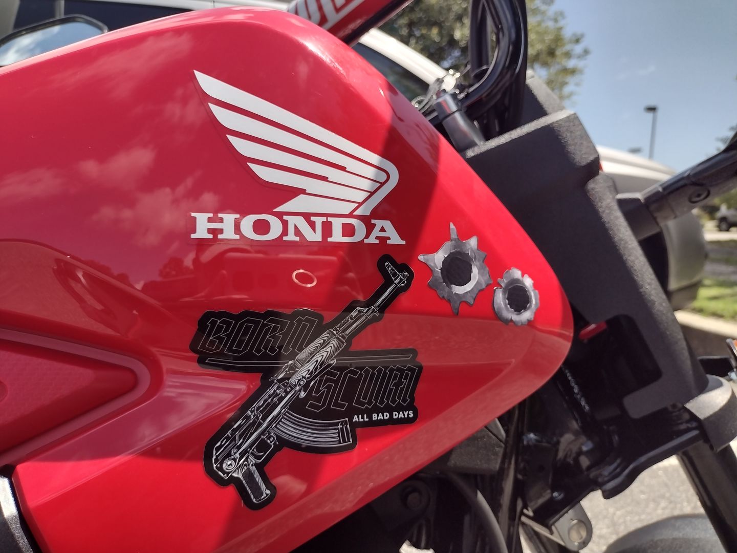 Customer photo review of ALL BAD DAYS STICKER