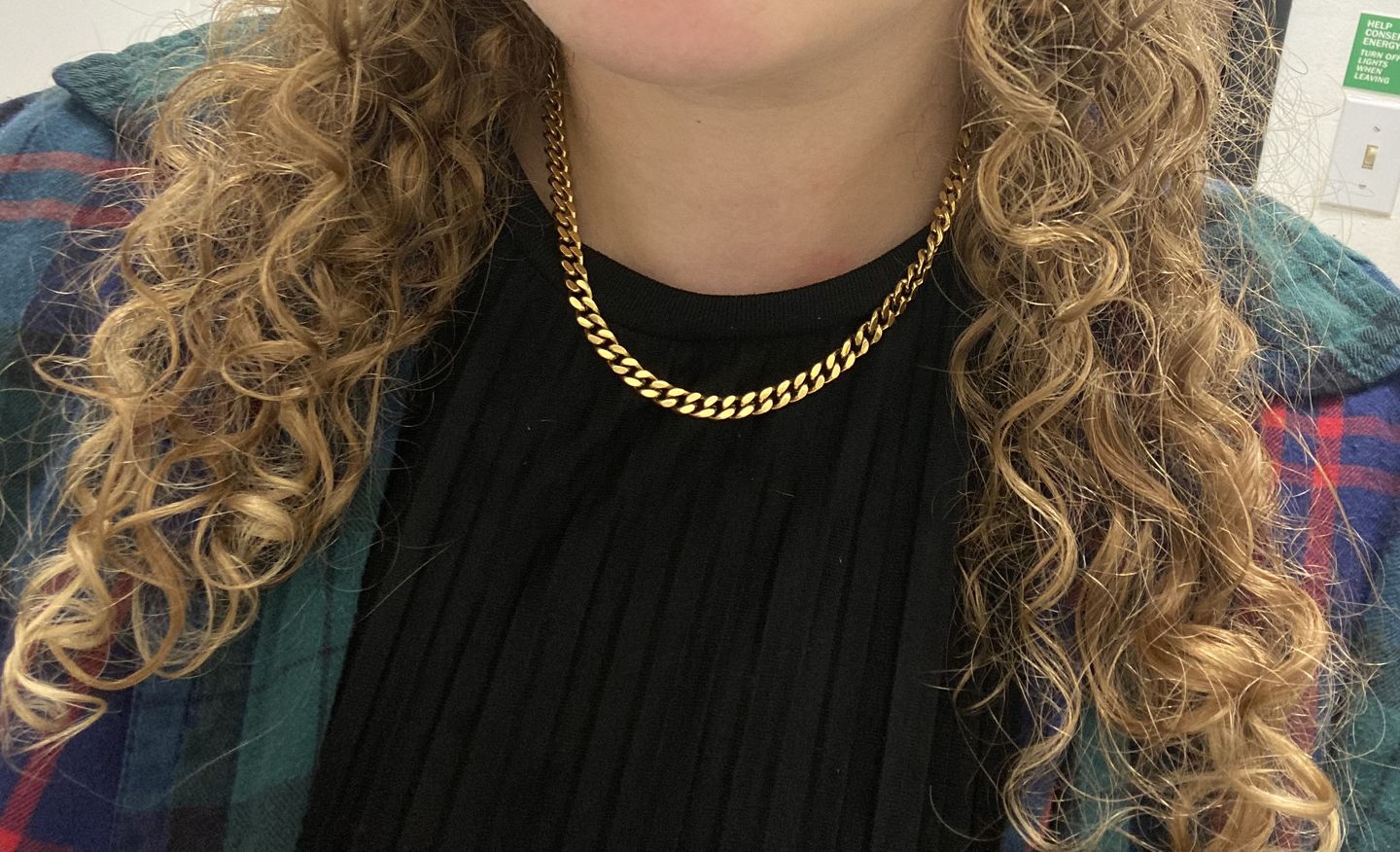 Customer photo review of Edgy Cuban Chain