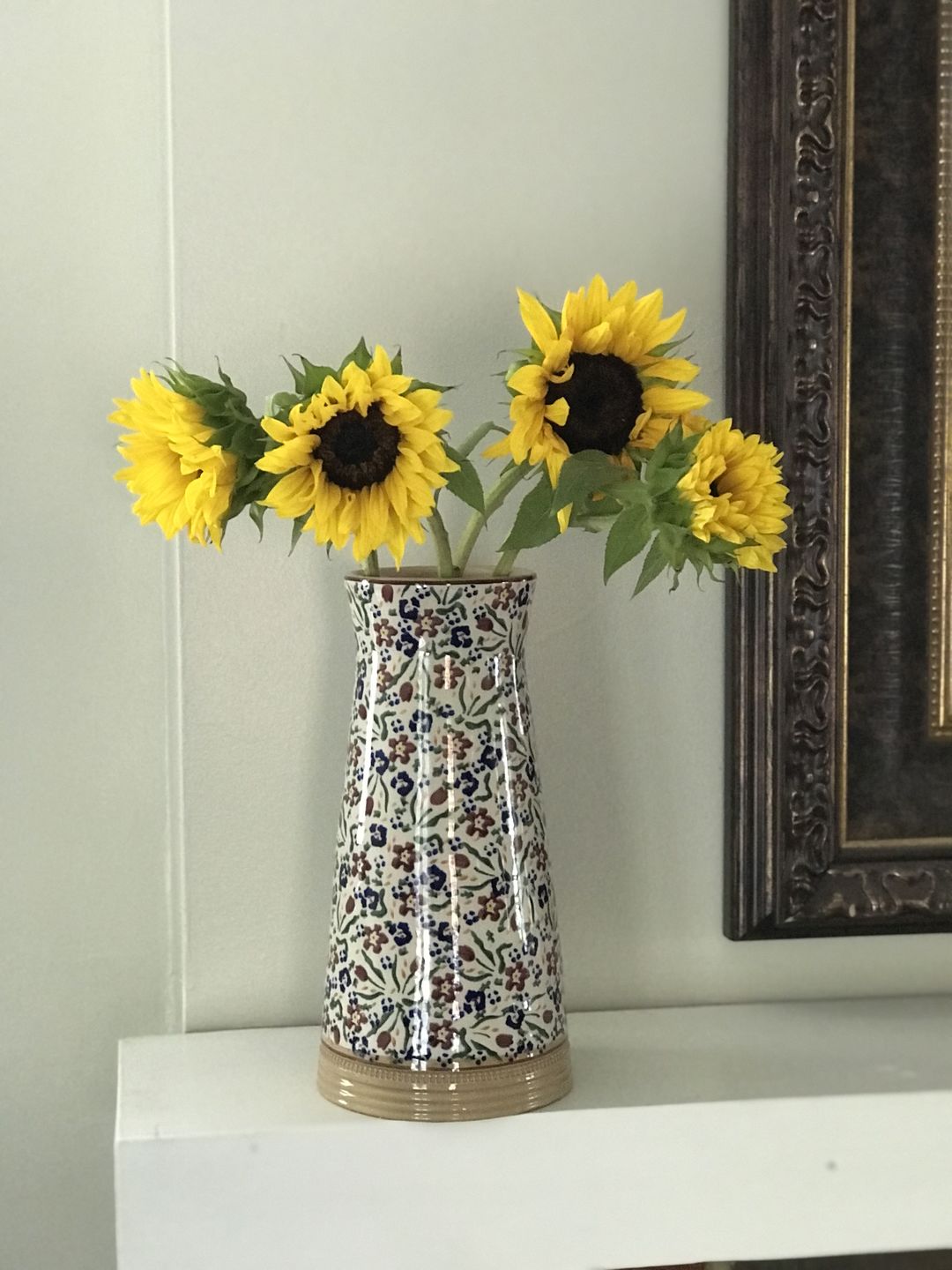 Customer photo review of Large Tapered Vase Wild Flower Meadow