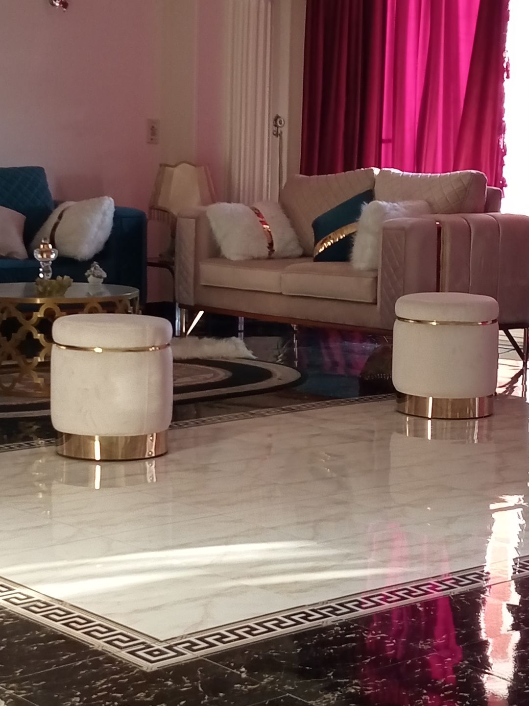 Customer photo review of بوف دائري - أوف وايت - AC96