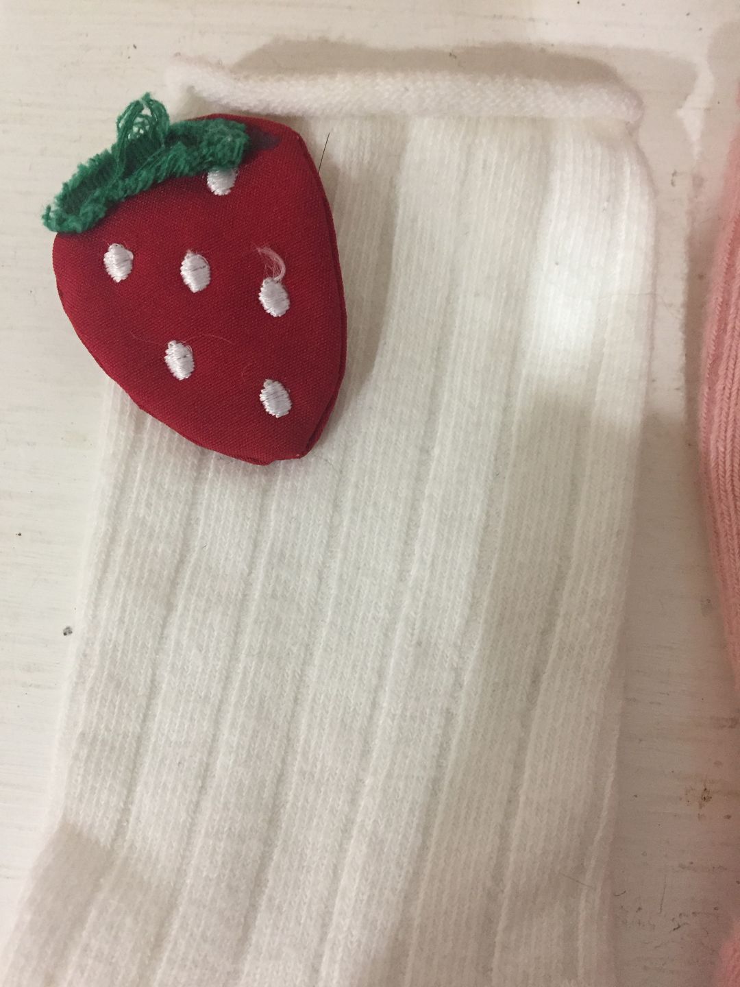 Customer photo review of Strawberry Tube Socks Set - 2 Pairs