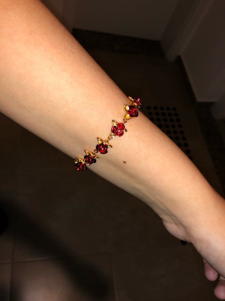 Customer photo review of "12 Reasons" Rose Bracelet