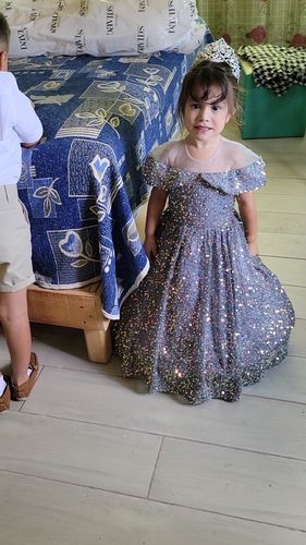 Customer photo review of Elegant Girls Sequins Princess Party Dress