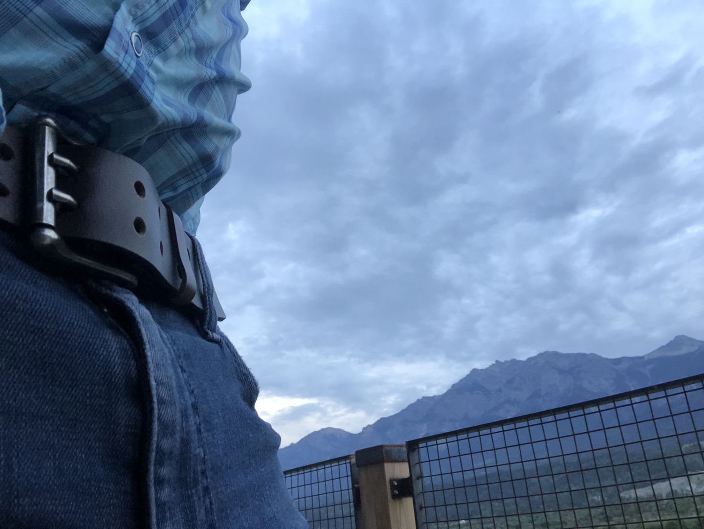 Customer photo review of Black Double Hole Full Grain Leather Belt