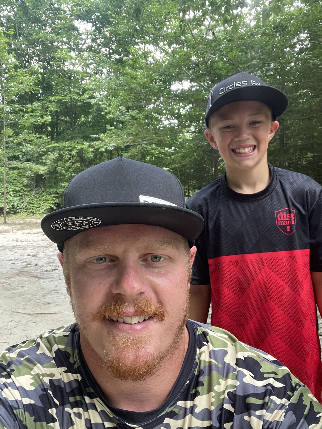 Customer photo review of Premium Active 6-Panel Logo Hat (Multicam Black)
