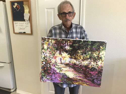 Customer photo review of The Garden in Flower - Claude Monet