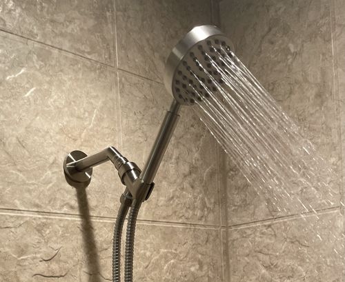 Customer photo review of 1-Spray Handheld Shower Head Set