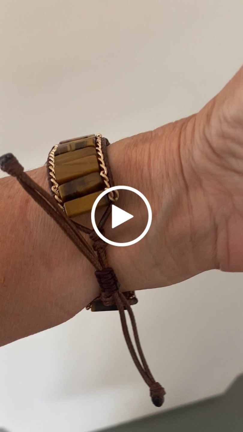 Customer video review of Fierce Tiger's Eye Apple Watch Strap