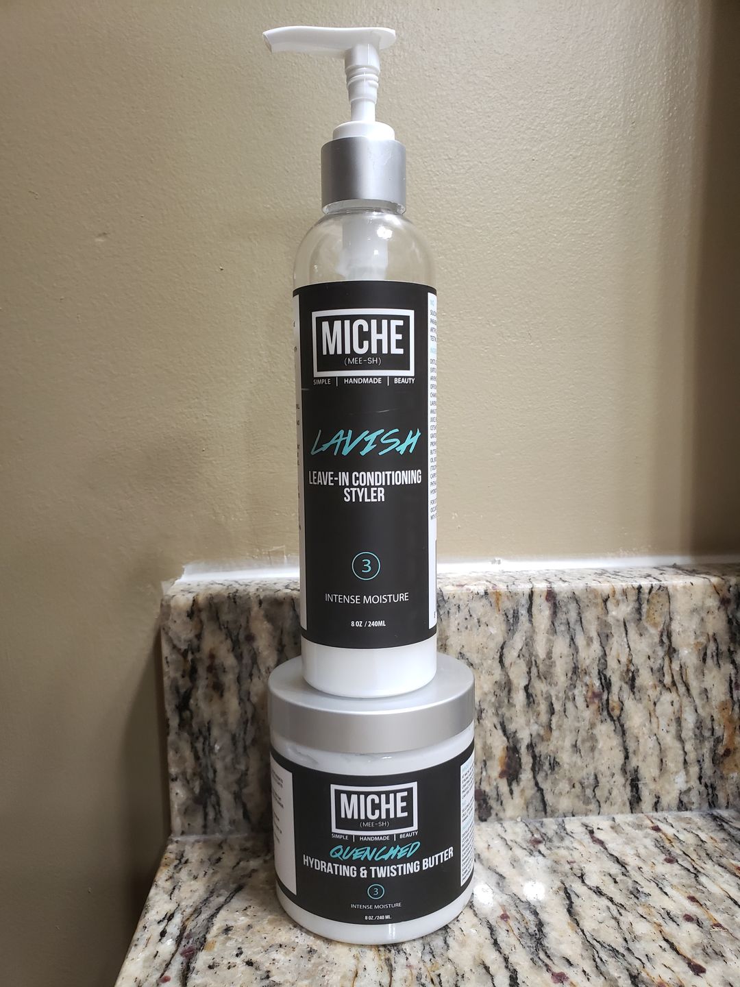 Customer photo review of QUENCHED Hydrating & Twisting Butter