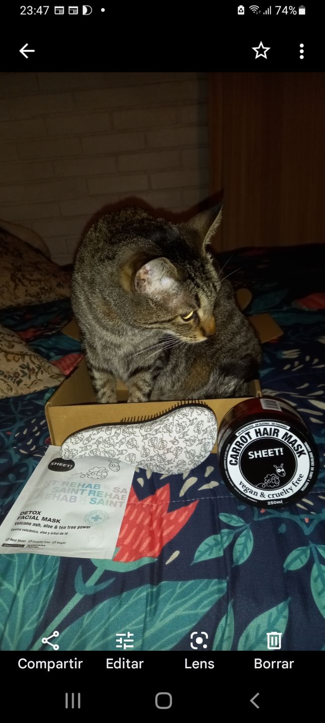 Customer photo review of CARROT MASK