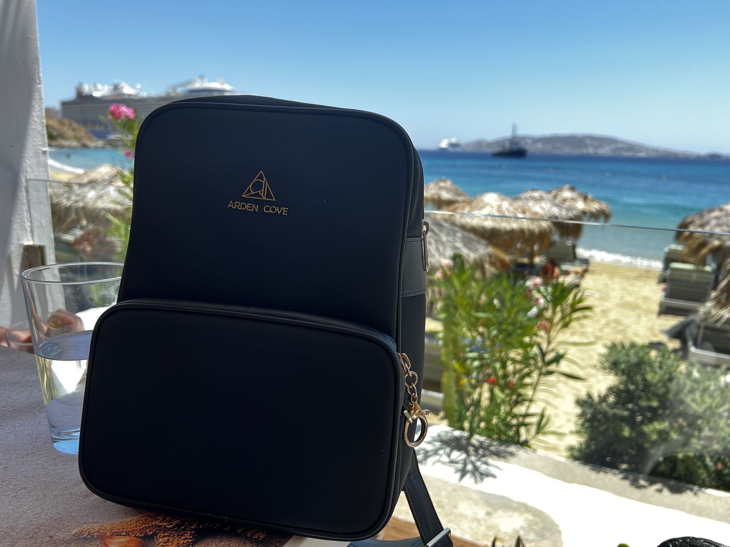 Customer photo review of Carmel Convertible Backpack and Crossbody