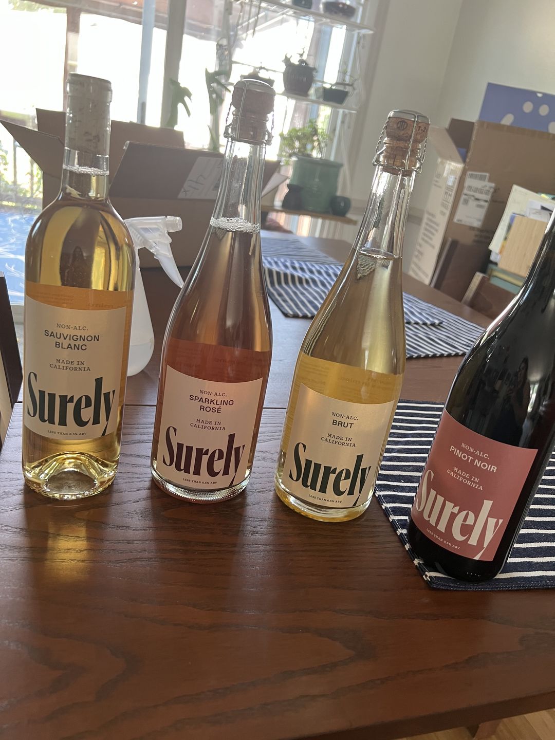 Customer photo review of Non-Alcoholic Sparkling Rosé