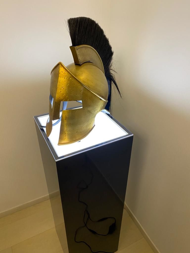 Customer photo review of The Great Spartan king Leonidas Helmet