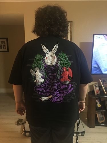 Customer photo review of Duality Rabbit Tee