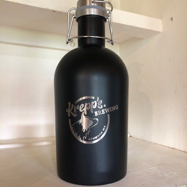 Customer photo review of Personalised Insulated Beer Tank Growler 2L