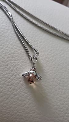 Customer photo review of "Dancing Bee" Necklace