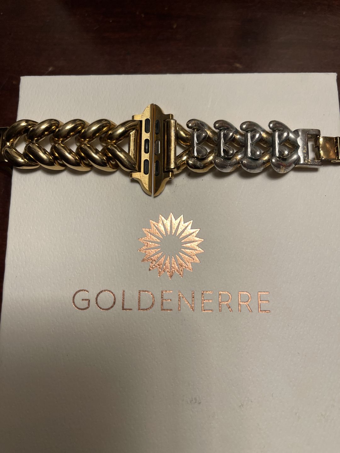 Customer photo review of Herringbone Band for the Apple Watch