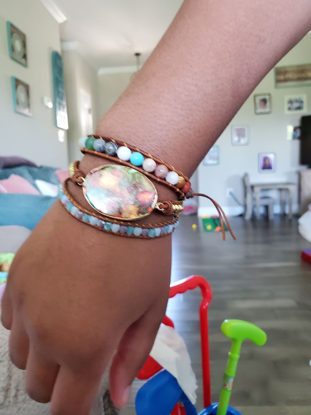 Customer photo review of The Divine Warrior Bracelet