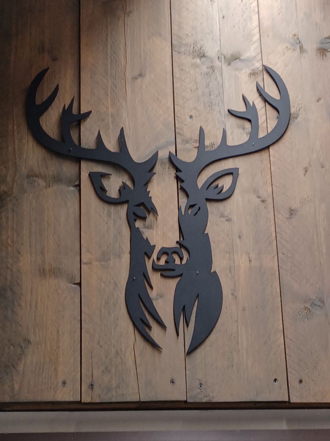 Customer photo review of Wanddecoratie dieren | Hert 2-delig