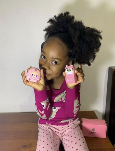 Customer photo review of TheNameStamp™ - Friendly Animal Stamps