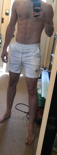 Customer photo review of Men's Classic Sol Short, White