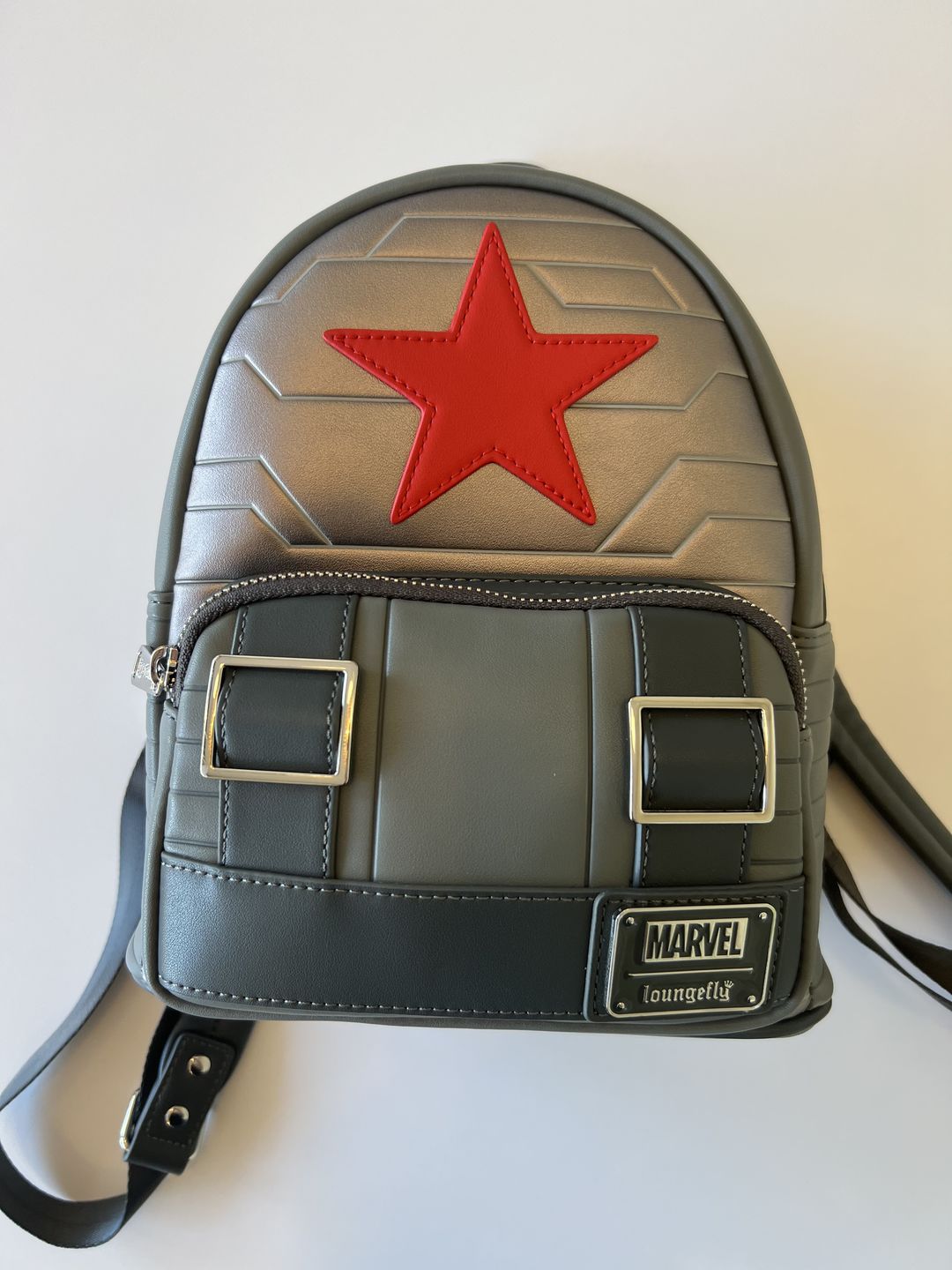 Customer photo review of Marvel Winter Soldier Cosplay Mini Backpack - July Preorder