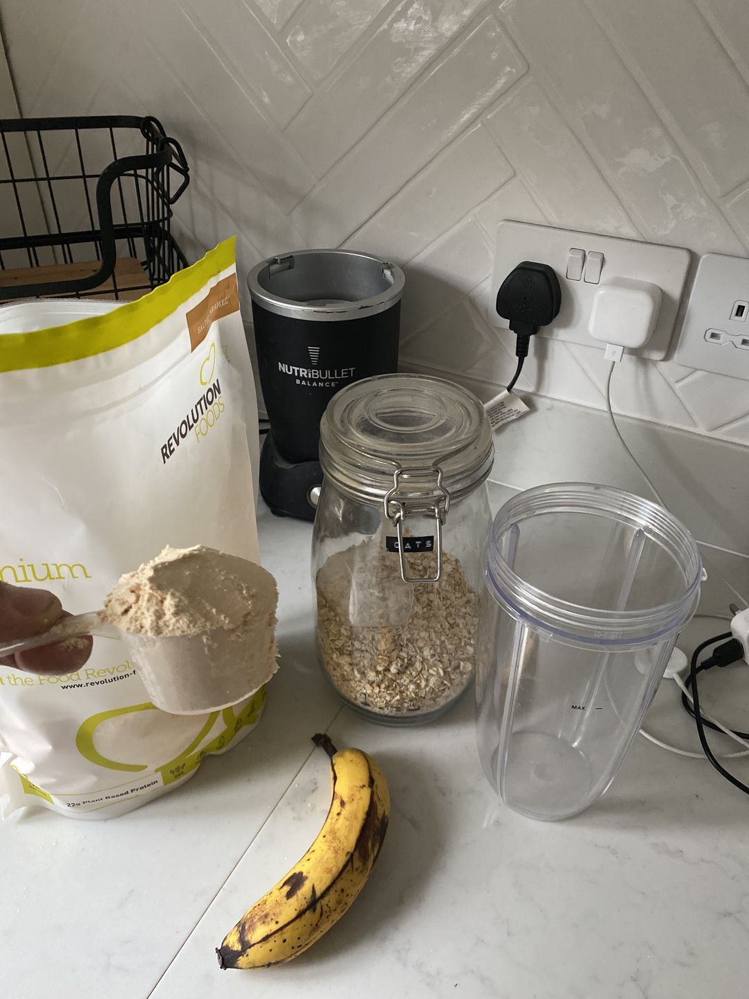 Customer photo review of Premium Blend Protein Powder