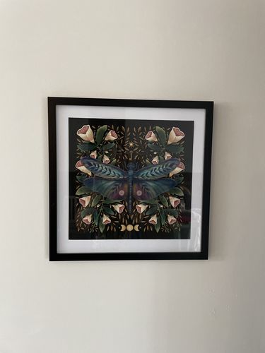 Customer photo review of Dragonfly Art Print
