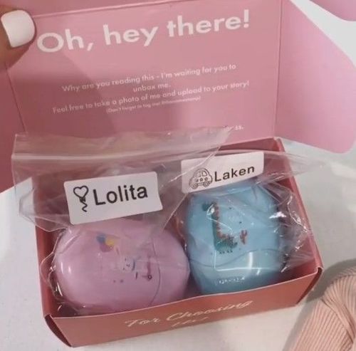 Customer photo review of TheNameStamp™ - Elephant & Dino Stamps