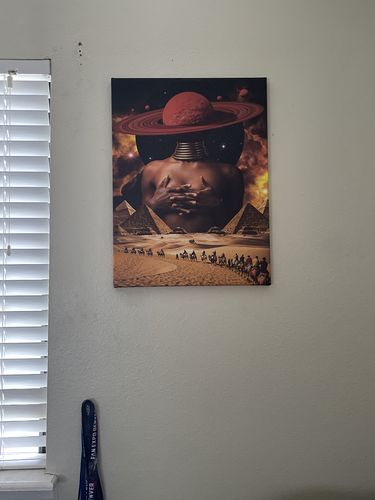 Customer photo review of Mother of the Stars Canvas Art