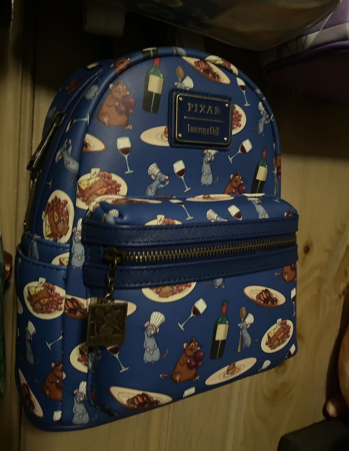 Customer photo review of 707 Street Exclusive -  Loungefly Disney Pixar Ratatouille Allover Print Mini Backpack