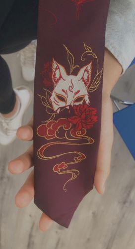 Customer photo review of Harajuku Style Fox Necktie