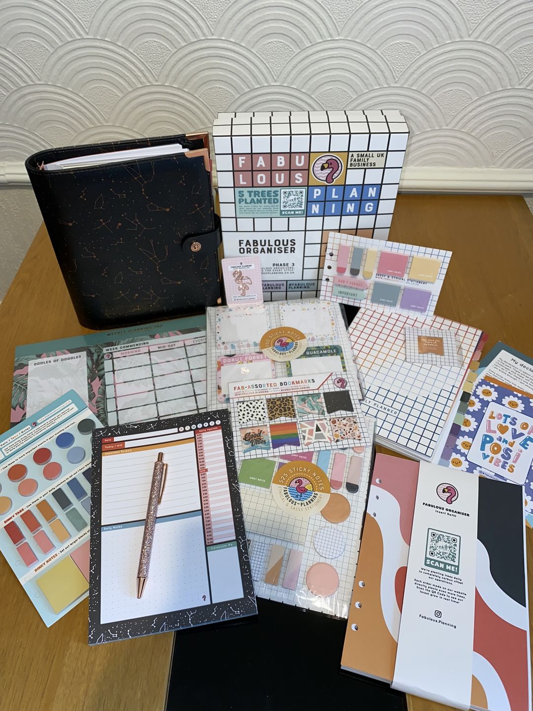 Customer photo review of A4 - Yearly Planning Pad - Botanical