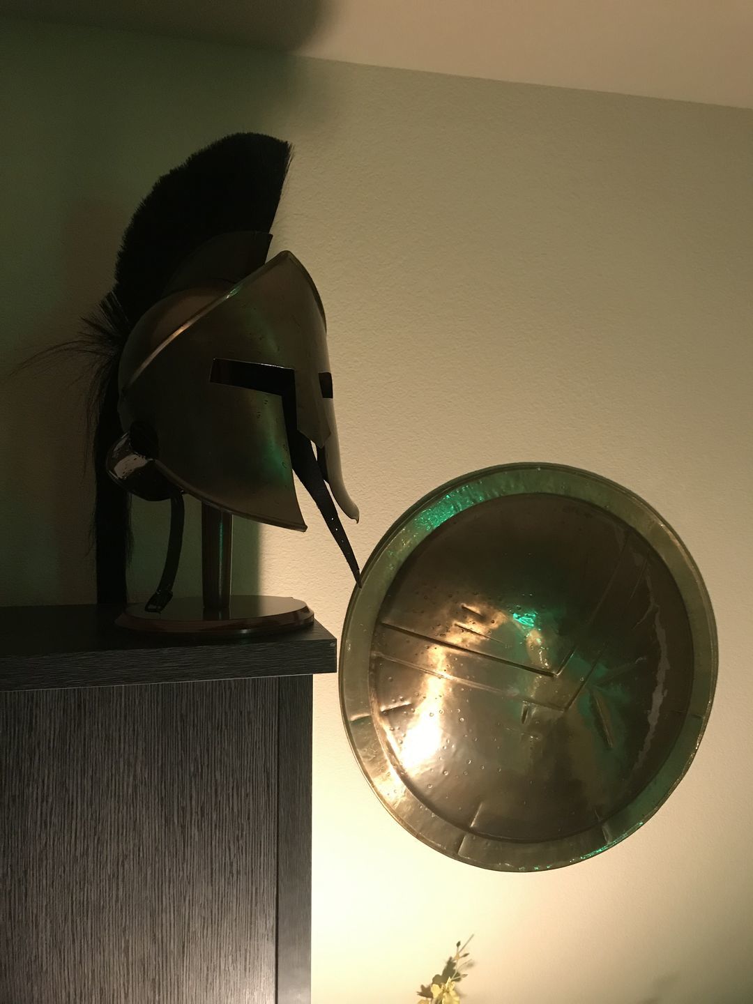 Customer photo review of The Great Spartan king Leonidas Helmet