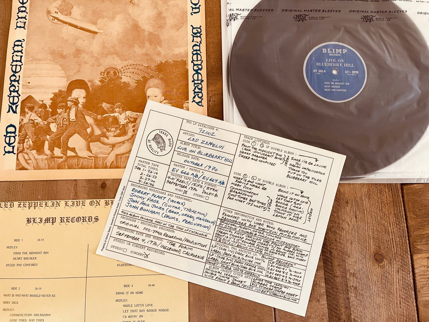 Customer photo review of Led Zeppelin Discography Grids