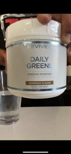 Customer photo review of Daily Greens Powder