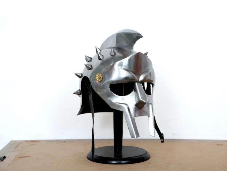 Customer photo review of Handcrafted Roman Legion Gladiator Helmet