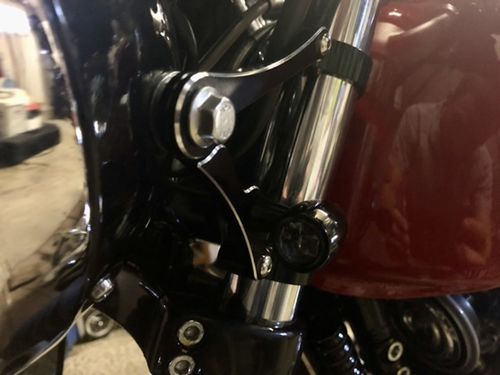 Customer photo review of Pattes de phare Aluminium Ciseaux